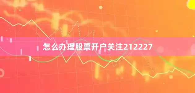 怎么办理股票开户关注212227